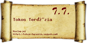 Tokos Terézia névjegykártya
