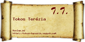 Tokos Terézia névjegykártya