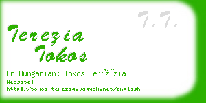 terezia tokos business card